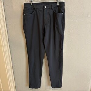 Lululemon Men’s Black Performance Pants Slim Fit Stretch Tech Activewear